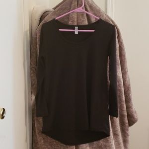 Lularoe solid black Lynnae size XS